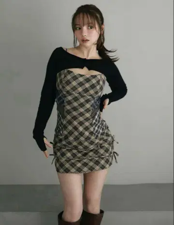 ANDMARY Aine set mini dress beige S