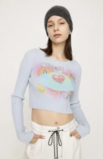 PEDRO NEKOI x SLY CROP RIB 상의
