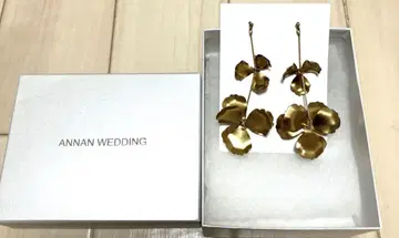 ANNAN WEDDING 골드 플라워 귀걸이