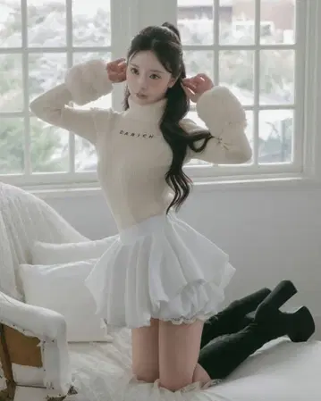 Darich 스무스 퍼 리브 니트탑 IVO