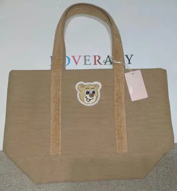 페이러 러브러리 올드 테디 와펜 토트백 스몰 베이지