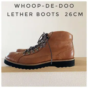 WHOOP-DE-DOO 가죽 부츠 26cm