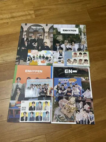 enhypen 뉴스레터 엽서 2022 2023 2024 2025