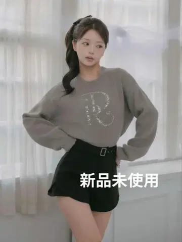 다리치 DR 비쥬 볼륨 리브 니트탑 그레이 GRY