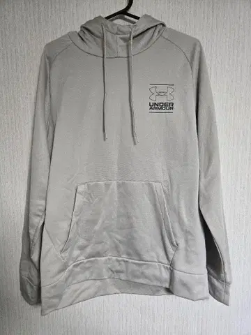 UNDER ARMOUR 그레이 후드티 후드 부착 L