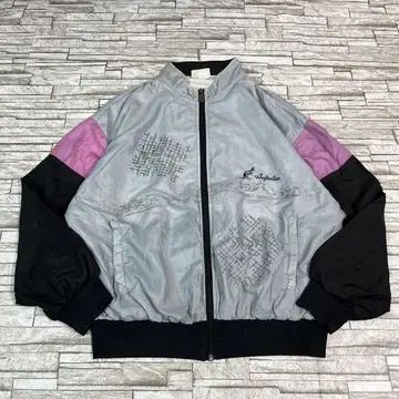 80s 이탈리아제 빈티지 나일론 자켓 멀티 배색 레어