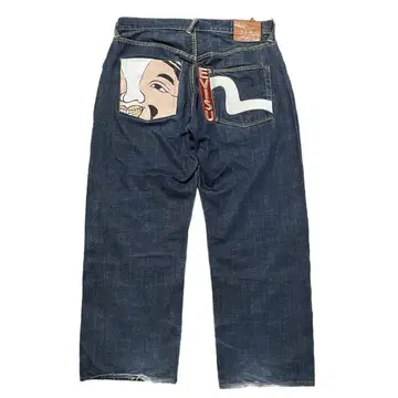 EVISU 데님 35 x 36