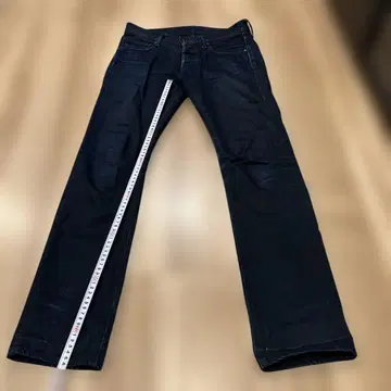 최종 가격 인하! KURO 인디고 염색 데님 29인치 GRAPHITE