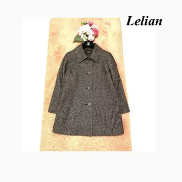 실크 혼방 Lelian 레리안 울 스텐카라 코트 다크 브라운