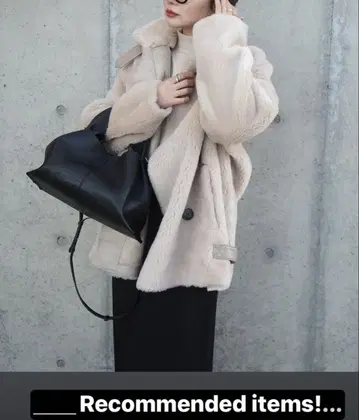 LAULEN B3 boa jacket 베이지 M