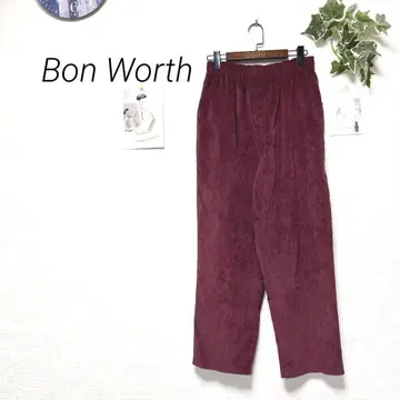 10296 Bon Worth 코듀로이 팬츠 무지 캐주얼 팬츠