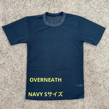 Overneath 네이비 반팔 T셔츠 S 사이즈