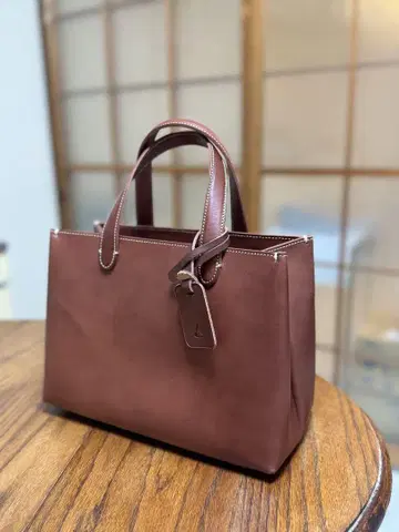 츠치야 가방 디아리오 천연 가죽 핸드백