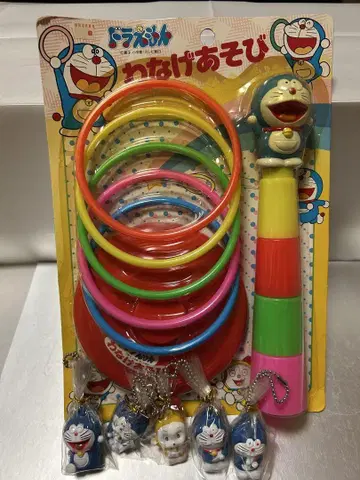 미개봉 당시 물건 도라에몽 던지기 놀이 소프트 비닐 키링 6개 세트 알뜰