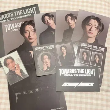 ATEEZ 성화 트레이딩 카드 포함 사진 세트