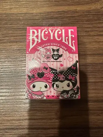 Bicycle 산리오 마이멜로디 쿠로미 50주년 기념 카드놀이