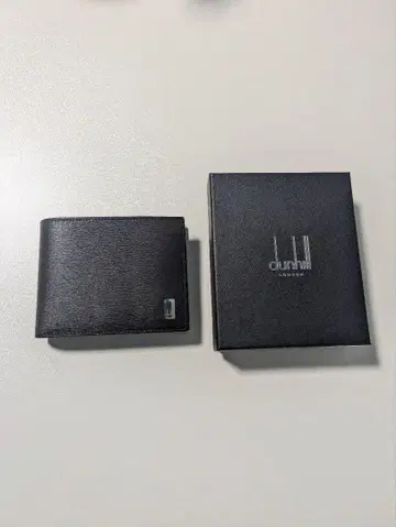 dunhill 사이드카 이단 접이식 지갑 다크 브라운 박스 포함