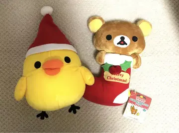 리락쿠마 크리스마스 봉제 인형 키이로이토리