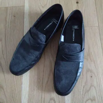 몰레스키 로퍼 천연 가죽과 스웨이드 콤비 26.5cm