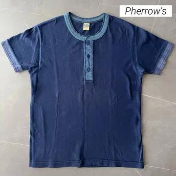 [ 새상품급 ] Pherrow's 페로우즈 헨리넥 T셔츠 M 사이즈