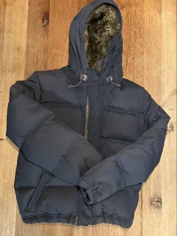 아바클로 다운 자켓 후드 보아 포함 네이비 남성용 M 사이즈