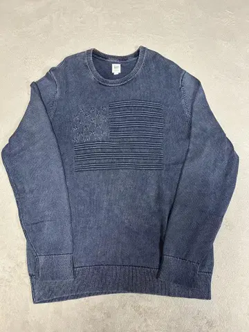 GAP 네이비 미국 국기 자수 트레이닝복