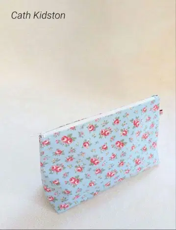 캐스키드슨 꽃무늬 파우치 스카이블루 익명 배송 당일 발송