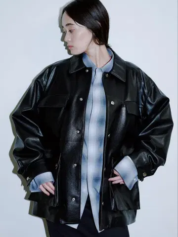 MIESROHE BASIC 더블 커프스 SH 블루
