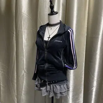 아디다스 벨로아 후드티 풀 집업 3선 맥브링 y2k