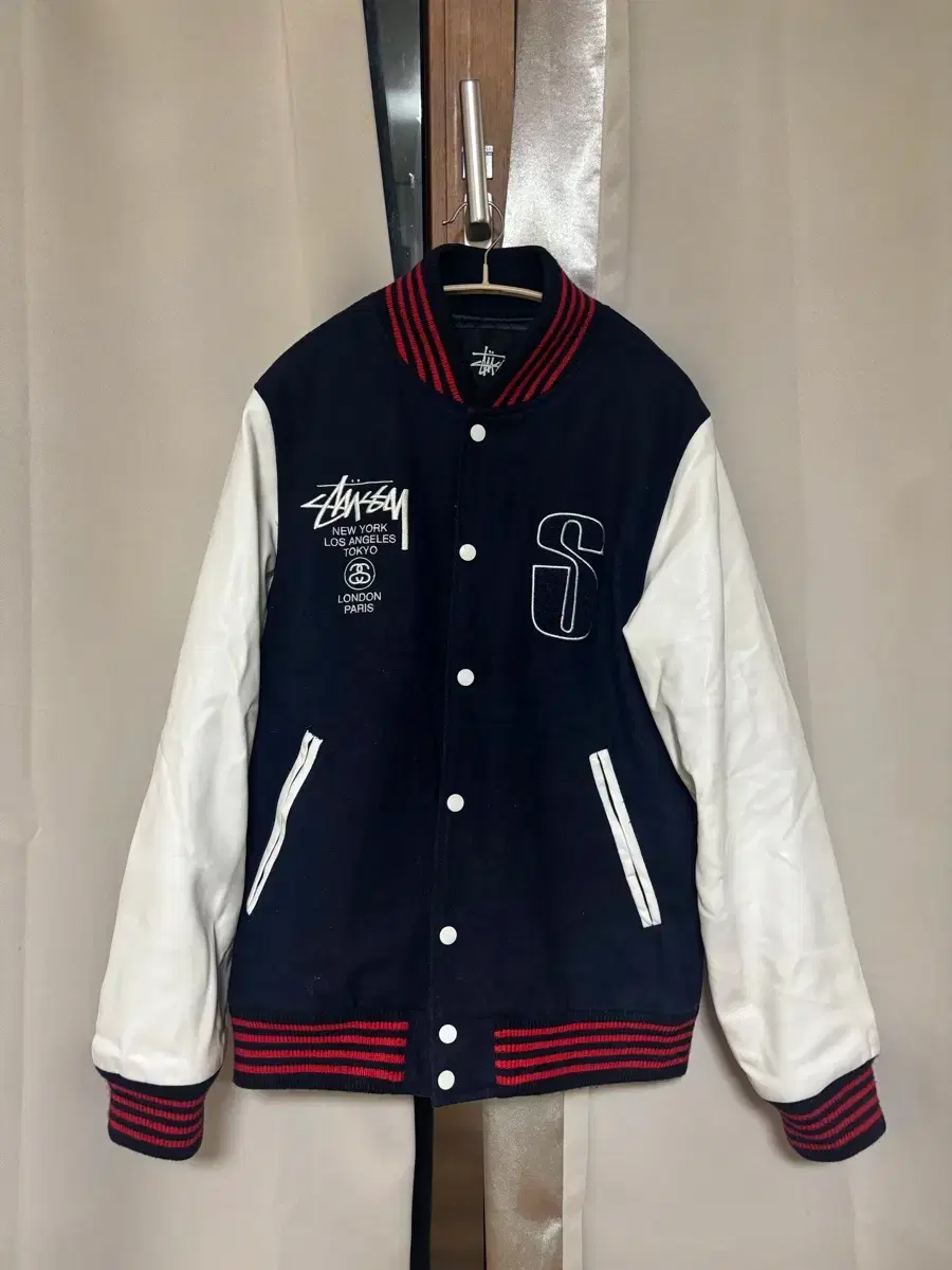 STUSSY 스투시 Stussy Varsity Jacket M #스투시,#스투시바시티