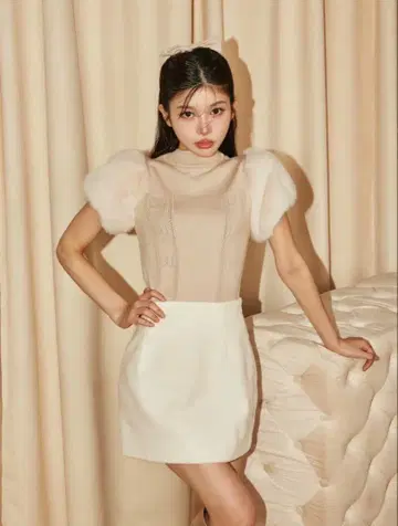 Darich 퍼 슬리브 DD 니트탑