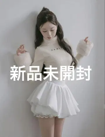 다리치 스무스 퍼 리브 니트탑 IVO 아이보리