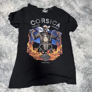 CORSICA DEATH RIDERS 티셔츠 L 사이즈 블랙