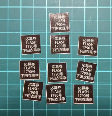 시모다 이즈키 FLASH 응모권