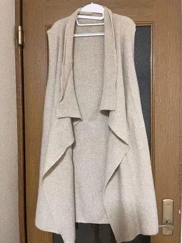 일본제 NUONE의 캐시미어 실크 롱베스트