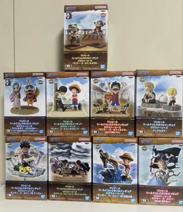 [개봉품] 원피스 로그 스토리 9체 세트