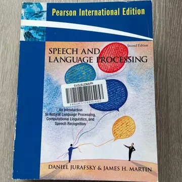 Speech and Language Processing 제2판