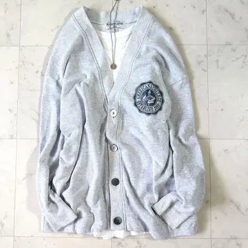 새상품급 아메리카나 스쿨 맨투맨 가디건 V넥 미들 기장 최근