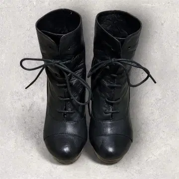 천연 가죽 부츠 해외 브랜드 Leonard St. 블랙 22.5~23cm