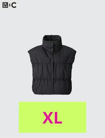 UNIQLO C 다운 크롭 베스트 XL