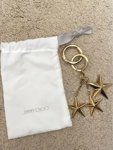 JIMMY CHOO 3 스타 참 키링