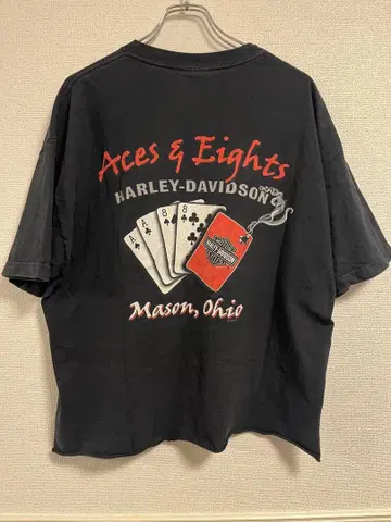 Harley-Davidson 에이스 앤 에이츠 티셔츠