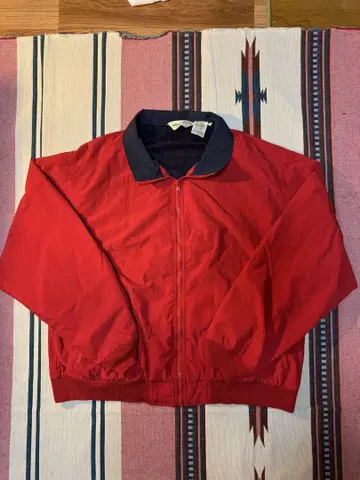 Eddie Bauer 레드 나일론 자켓
