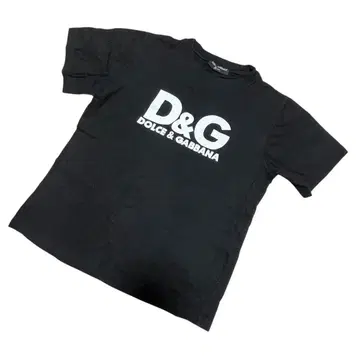 돌체&가바나 D&G 센터 빅 로고 반팔 티셔츠 S