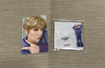 nct wish 시온 회장 한정판 트레이딩 카드 아크릴 스탠드