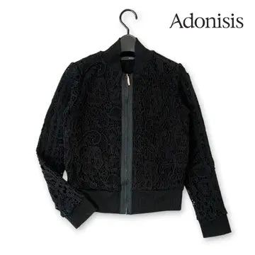 Adonisis 레이스 집업 자켓 블루종