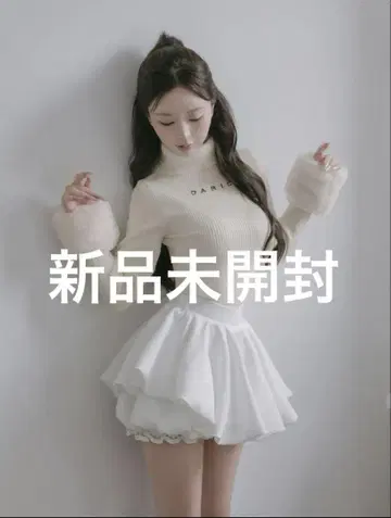 Darich 다리치 스무스 퍼 리브 니트탑 IVO 아이보리