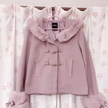 MARS 숏 세일러 코트 핑크