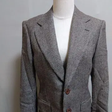 SOVER EIGN UNITED ARROWS 체크 무늬 테일러드 자켓