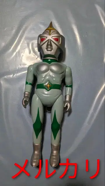 당시 물건 미러맨 토킹 인형 마스다야 제조 츠부라야 프로덕션 소프트 비닐